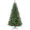 7.5ft. Pre-Lit Cedar Spruce Artificial Christmas Tree, Warm White LED Lights